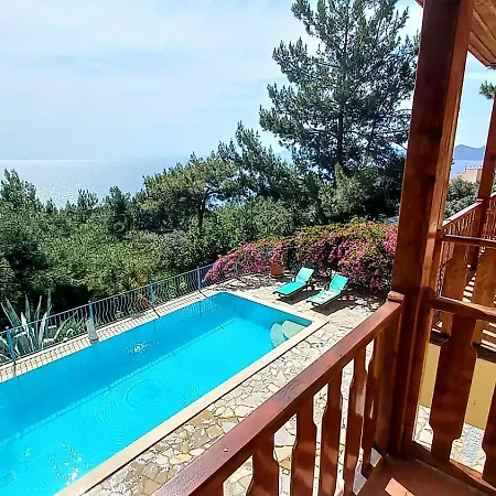 With Sea Views In Faralya Villa Fethiye