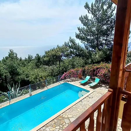 With Sea Views In Faralya Villa *