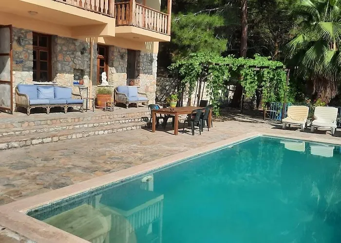 With Sea Views In Faralya Villa Fethiye